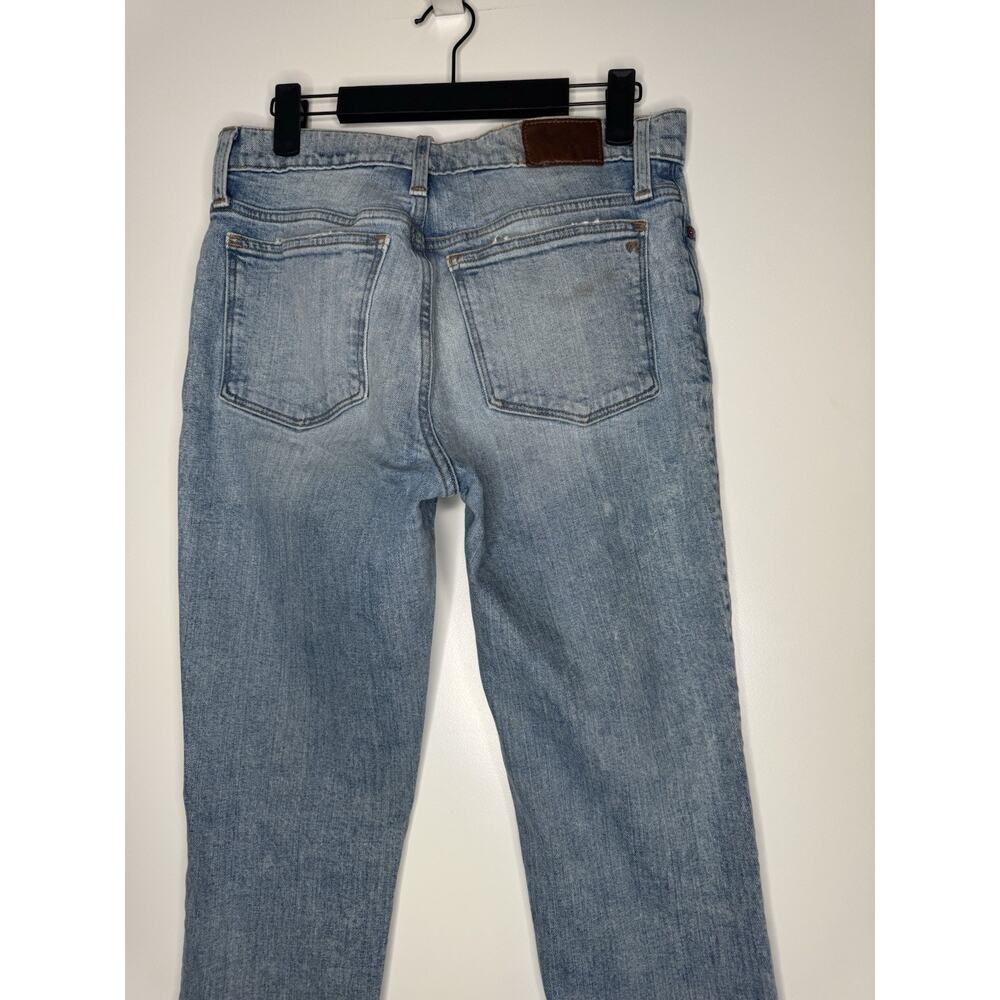 Madewell Jeans Womens Size 26 Tomboy Straight Leg Light Blue Denim High Waist - Picture 5 of 14